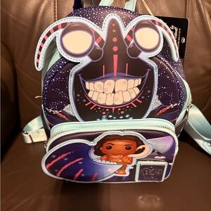 Disney Loungefly Purple and Blue Backpack